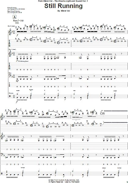 open zoom image for Still Running - Guitar TAB, New, Main