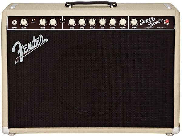 open zoom image for Fender Super-Sonic 22 Guitar Combo Amplifier (22 Watts, 1x12"), Blonde, Blonde