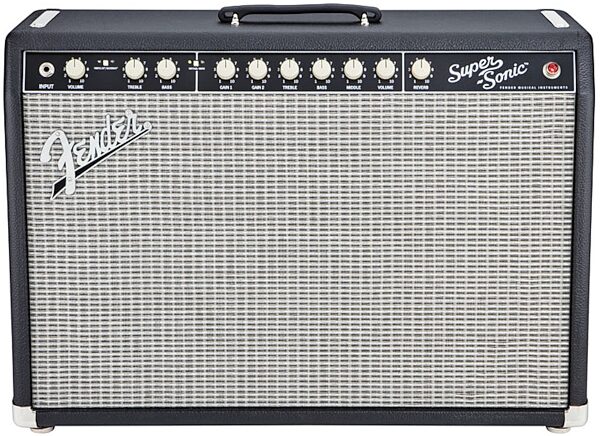 open zoom image for Fender Super-Sonic 60 Guitar Combo Amplifier (60 Watts, 1x12"), Black
