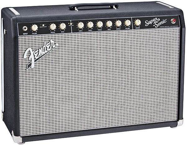 open zoom image for Fender Super-Sonic 60 Guitar Combo Amplifier (60 Watts, 1x12"), Black - Left