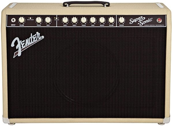 open zoom image for Fender Super-Sonic 60 Guitar Combo Amplifier (60 Watts, 1x12"), Blonde