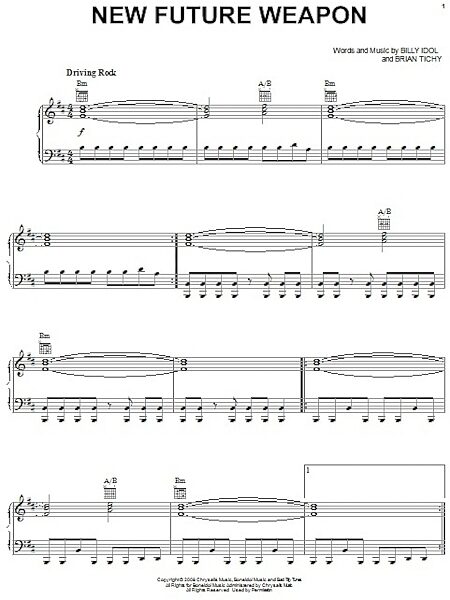 open zoom image for New Future Weapon - Piano/Vocal/Guitar, New, Main