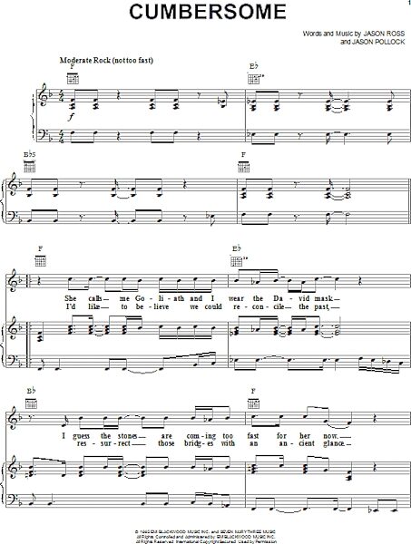 open zoom image for Cumbersome - Piano/Vocal/Guitar, New, Main