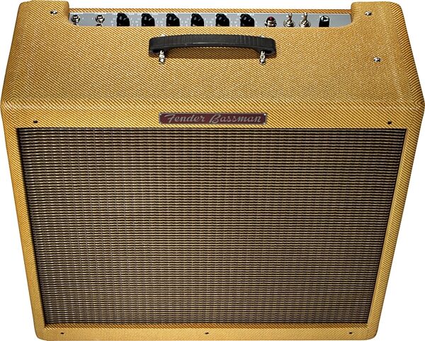 open zoom image for Fender Vintage Reissue '59 Bassman LTD Guitar Combo Amplifier (50 Watts, 4x10 in.), Above
