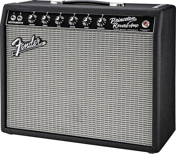 open zoom image for Fender '65 Princeton Reverb Guitar Combo Amplifier (15 Watts, 1x10"), Black, Main
