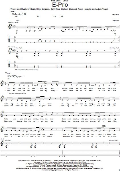 open zoom image for E-Pro - Guitar TAB, New, Main