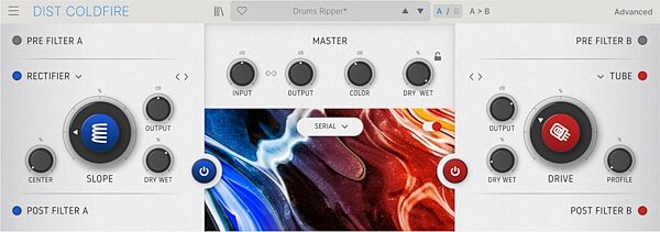 open zoom image for Arturia Dist Coldfire Effect Software, Digital Download, Action Position Back