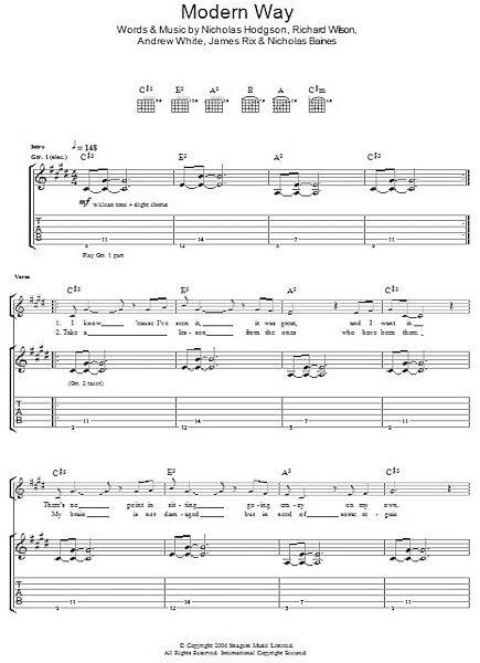 open zoom image for Modern Way - Guitar TAB, New, Main