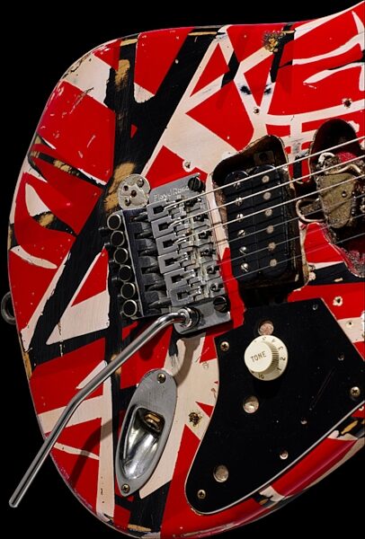 open zoom image for EVH Eddie Van Halen Frankenstein Replica Guitar, Bridge