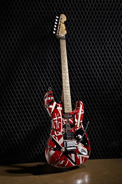 open zoom image for EVH Eddie Van Halen Frankenstein Replica Guitar, Beauty