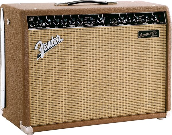 open zoom image for Fender Acoustasonic Junior DSP Acoustic Guitar Amplifier (2x40 Watts, 2x8 in.), Left Angle View