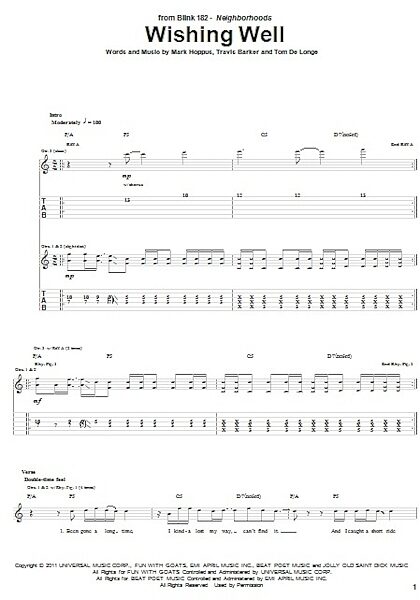 open zoom image for Wishing Well - Guitar TAB, New, Main
