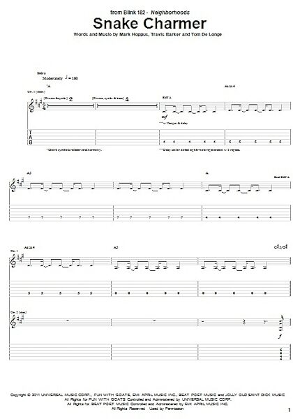 open zoom image for Snake Charmer - Guitar TAB, New, Main