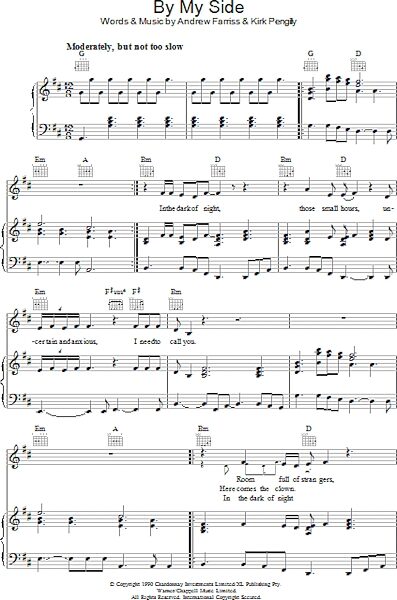 open zoom image for By My Side - Piano/Vocal/Guitar, New, Main
