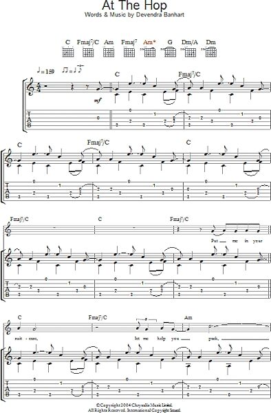 open zoom image for At The Hop - Guitar TAB, New, Main