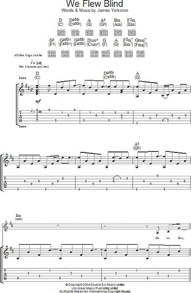 open zoom image for We Flew Blind - Guitar TAB, New, Main
