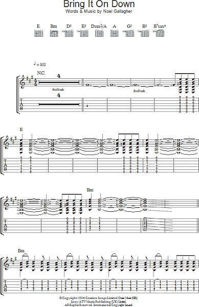 open zoom image for Bring It On Down - Guitar TAB, New, Main