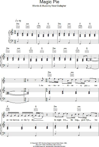 open zoom image for Magic Pie - Piano/Vocal/Guitar, New, Main