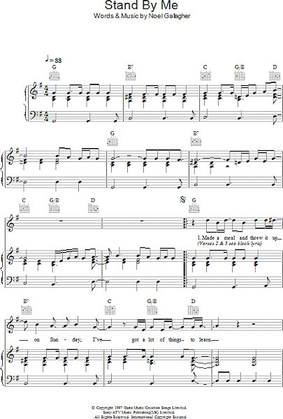 open zoom image for Stand By Me - Piano/Vocal/Guitar, New, Main