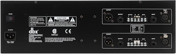 open zoom image for dbx 2231 Dual 31-Band Graphic Equalizer, Rear