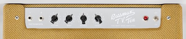 open zoom image for Fender Bassman TV Ten Tweed Bass Combo Amplifier (150 Watts, 1x10"), Top