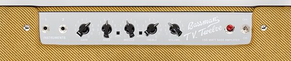 open zoom image for Fender Bassman TV Twelve Tweed Bass Combo Amplifier (150 Watts, 1x12 in.), Top