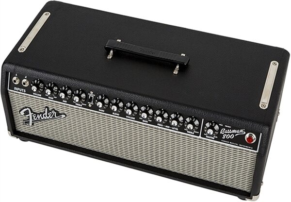 open zoom image for Fender Bassman 800 Hybrid Bass Amplifier Head, New, Down
