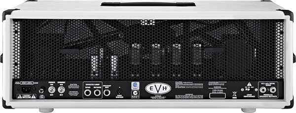 open zoom image for EVH Eddie Van Halen 5150 III Guitar Amplifier Head, Black, Ivory Rear