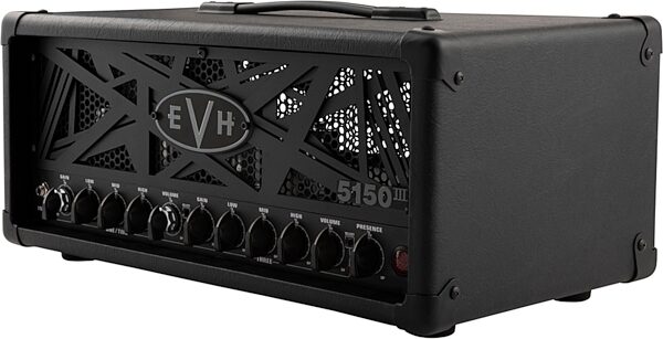 open zoom image for EVH 5150III 50S 6L6 Head (50 Watts), Stealth Black, Action Position Back