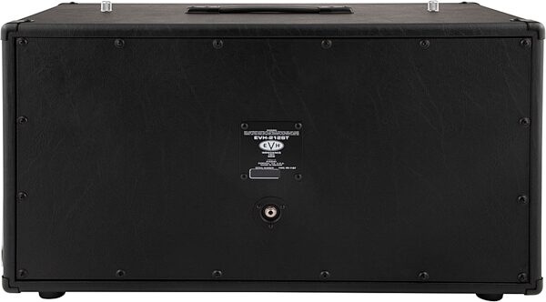 open zoom image for EVH Eddie Van Halen 5150III 50S 212ST Guitar Speaker Cabinet (60 Watts, 2X12"), Stealth Black, Action Position Back