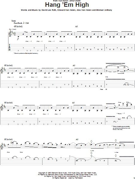 open zoom image for Hang 'Em High - Guitar TAB, New, Main