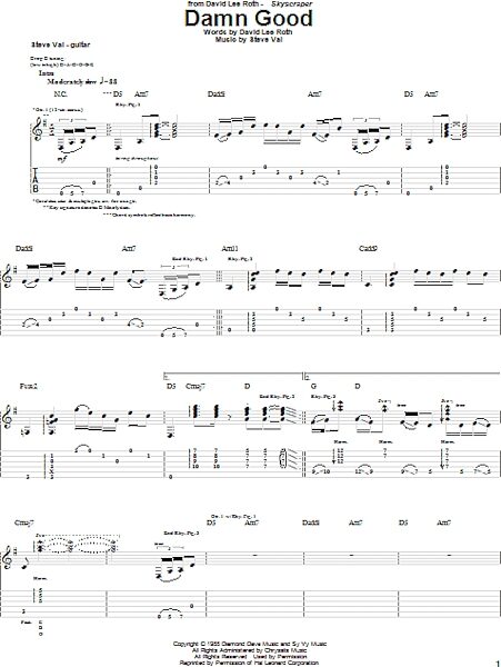 open zoom image for Damn Good - Guitar TAB, New, Main