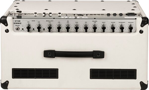 open zoom image for EVH Eddie Van Halen 5150 Iconic Series Guitar Combo Amplifier (40 Watts, 1x12"), Ivory, Action Position Back