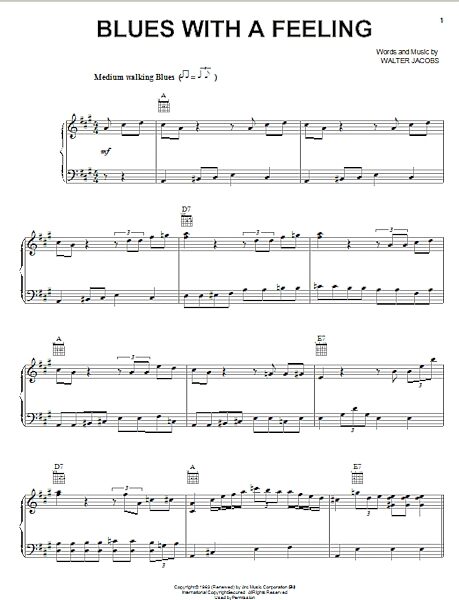 open zoom image for Blues With A Feeling - Piano/Vocal/Guitar, New, Main