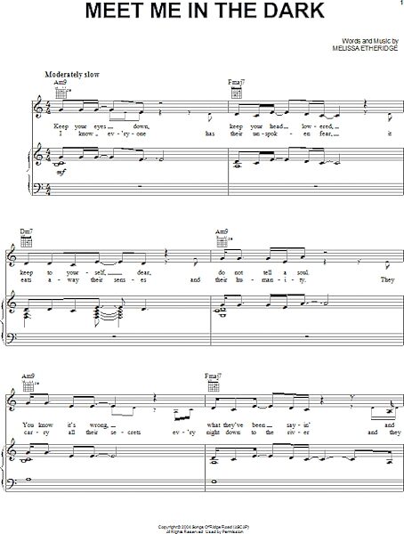 open zoom image for Meet Me In The Dark - Piano/Vocal/Guitar, New, Main