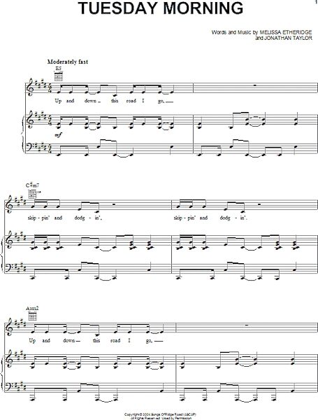 open zoom image for Tuesday Morning - Piano/Vocal/Guitar, New, Main