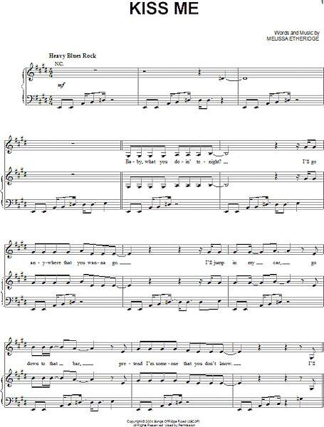 open zoom image for Kiss Me - Piano/Vocal/Guitar, New, Main