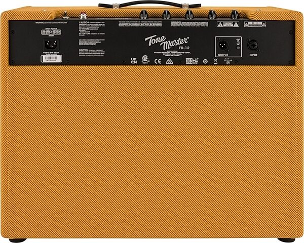 open zoom image for Fender FR-12 Tone Master Powered Speaker, Tweed, Open Box (Like New), Action Position Back