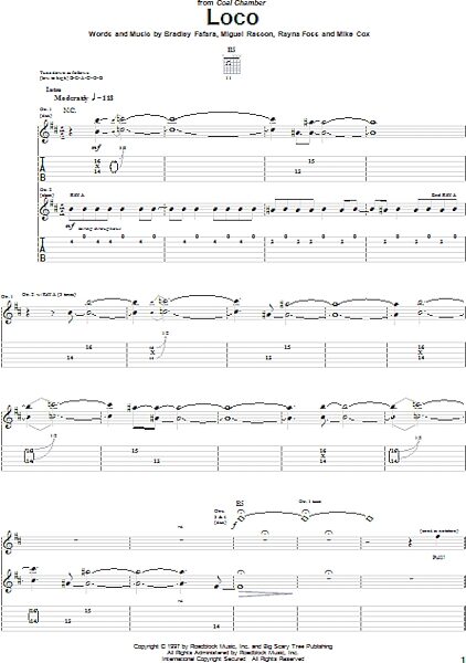 open zoom image for Loco - Guitar TAB, New, Main