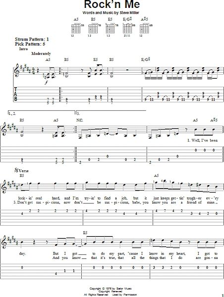 open zoom image for Rock'n Me - Easy Guitar with TAB, New, Main