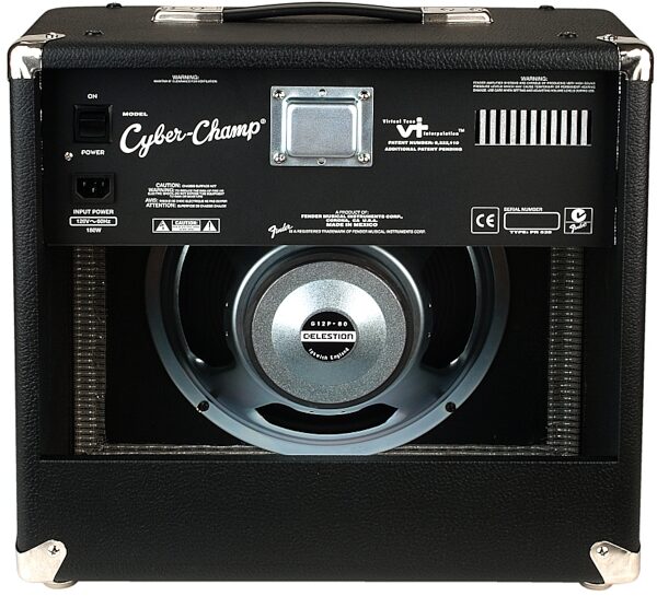 open zoom image for Fender Cyber-Champ Guitar Amplifier, Rear