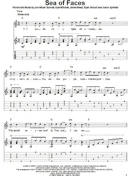 open zoom image for Sea Of Faces - Solo Guitar, New, Main