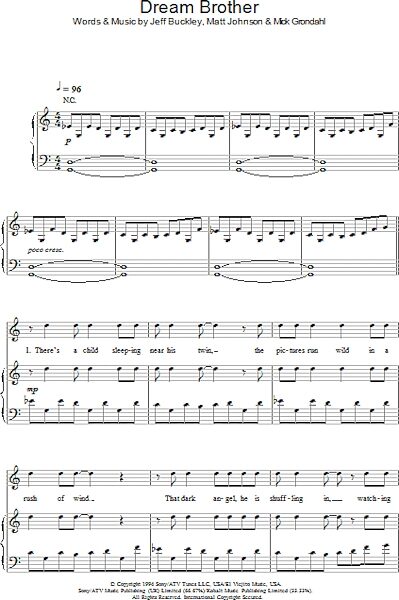 open zoom image for Dream Brother - Piano/Vocal/Guitar, New, Main