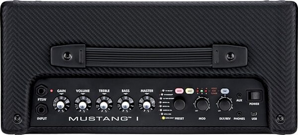open zoom image for Fender Mustang I Guitar Combo Amplifier (20 Watts, 1x8"), Top