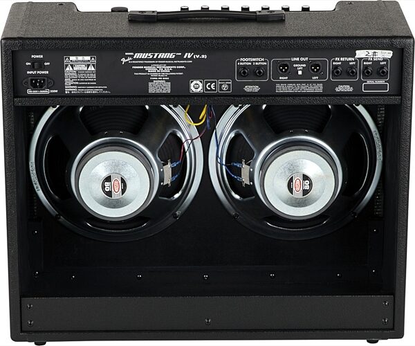open zoom image for Fender Mustang IV V.2 Guitar Combo Amplifier (150 Watts), Rear