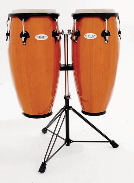 open zoom image for Toca Synergy Congas (with Stand), Amber, Main