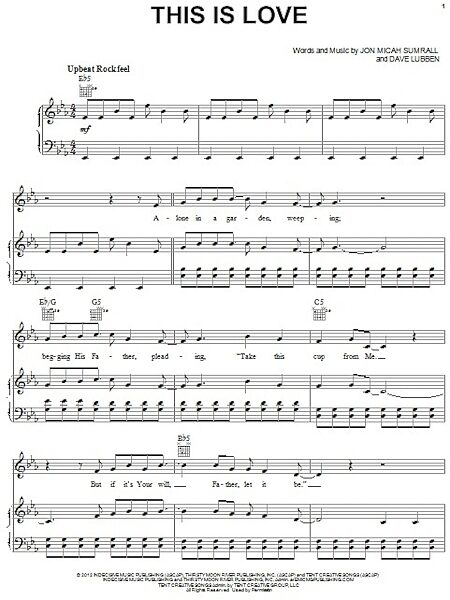 open zoom image for This Is Love - Piano/Vocal/Guitar, New, Main
