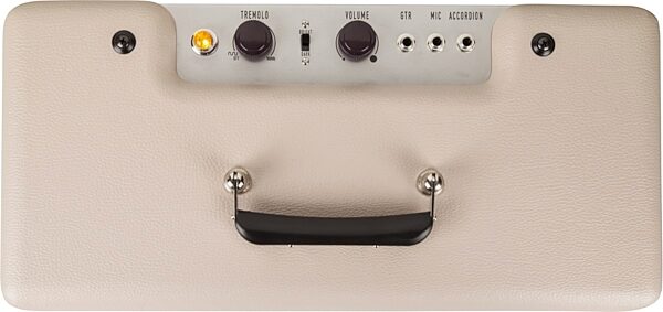 open zoom image for Fender Excelsior Pro Pawnshop Special Guitar Combo Amplifier, Antique Blush - Top
