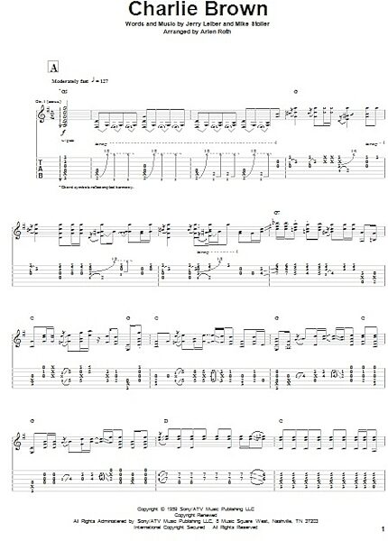 open zoom image for Charlie Brown - Solo Guitar, New, Main