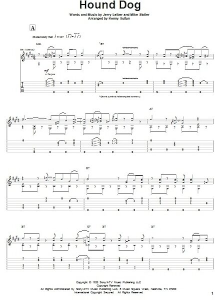 open zoom image for Hound Dog - Solo Guitar, New, Main